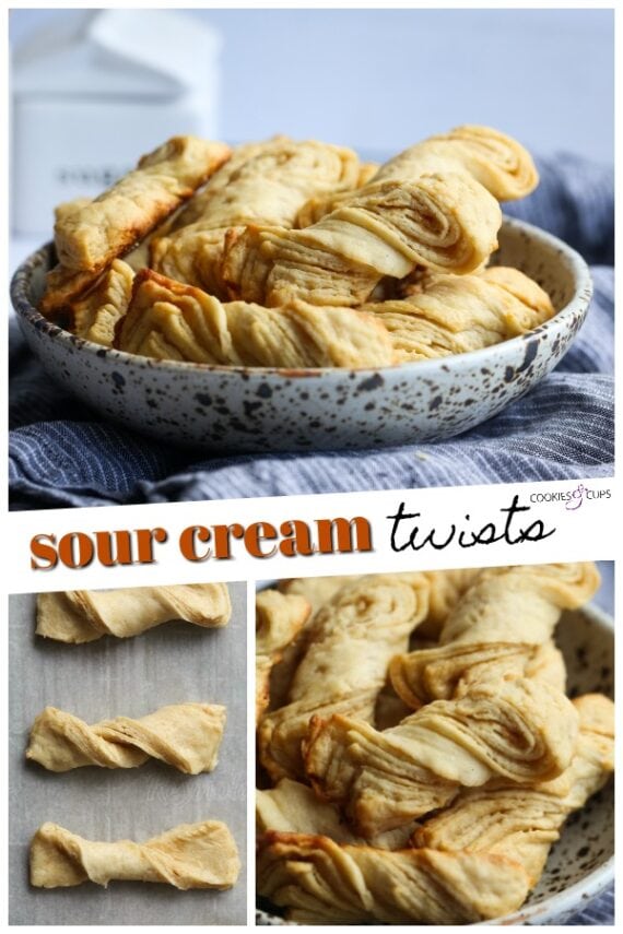 Sour Cream Twists Pinterest Image