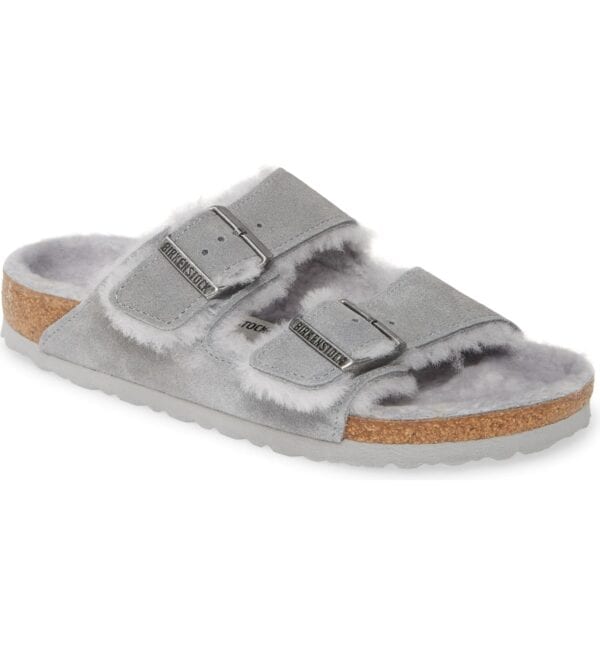 Shearling Lined Birkenstocks - Cookies and Cups