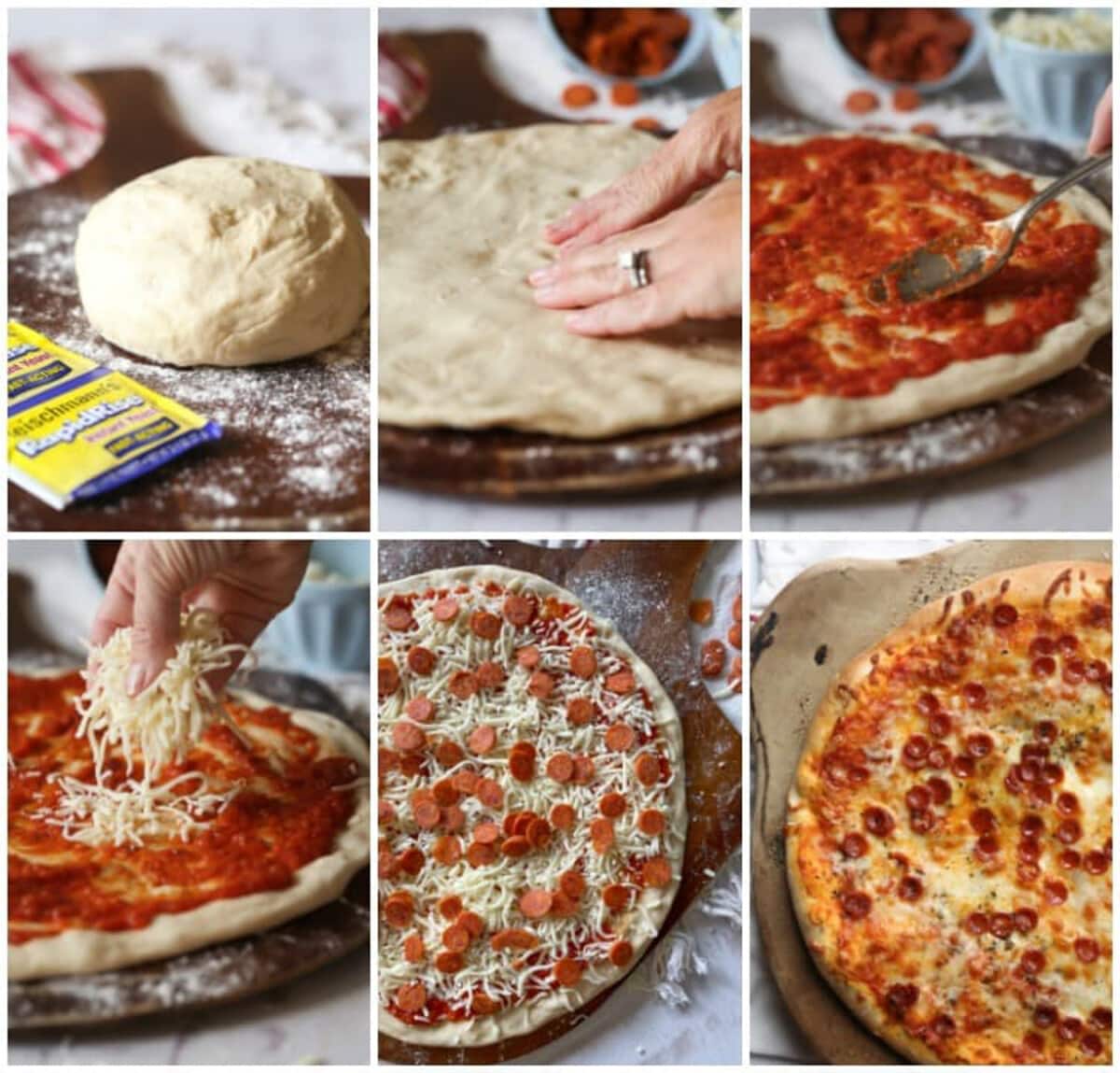 Homemade Pizza Crust Recipe | Cookies and Cups