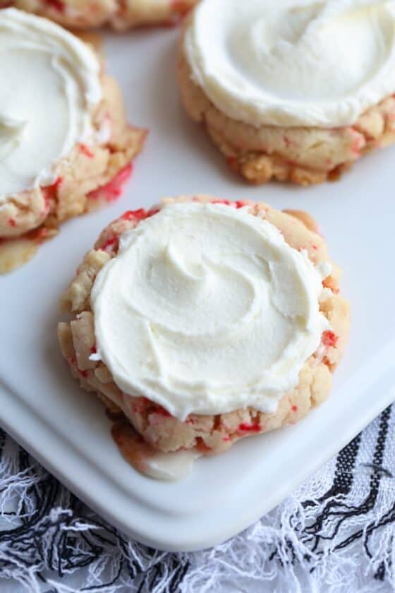 Candy Cane Sugar Cookies