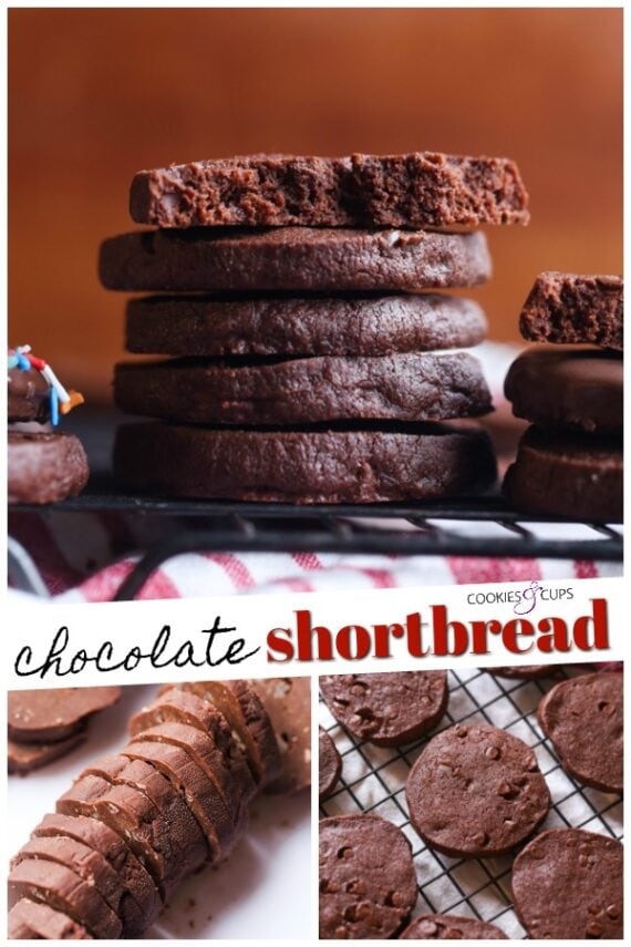 Chocolate Shortbread Pinterest Image