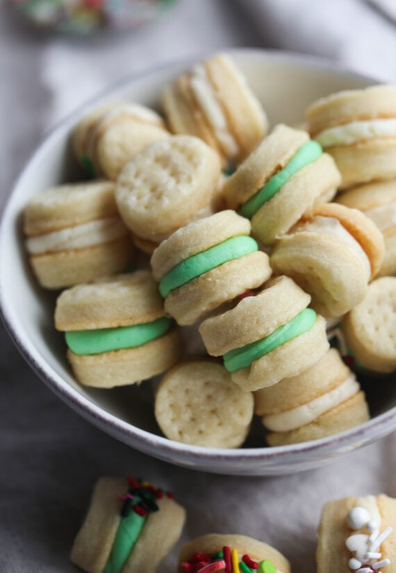 Cream Wafer Cookies - An Easy Wafer Cookie Recipe | Cookies and Cups