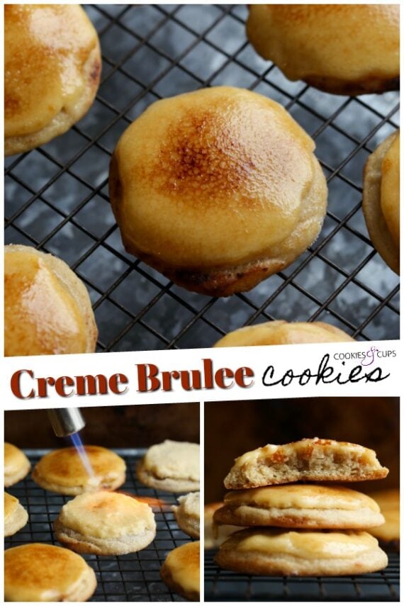 Creme Brulee Cookies Recipe Pinterest Image