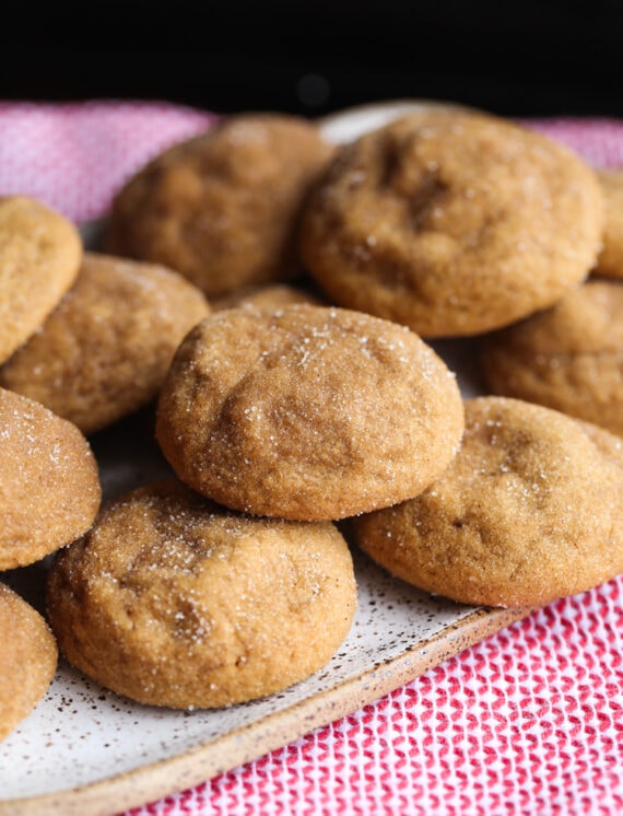 Gingerdoodle Cookies on a plate