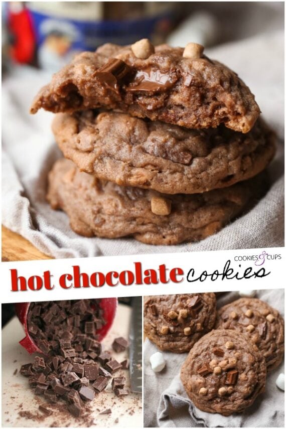 Hot Chocolate Cookies Pinterest Image