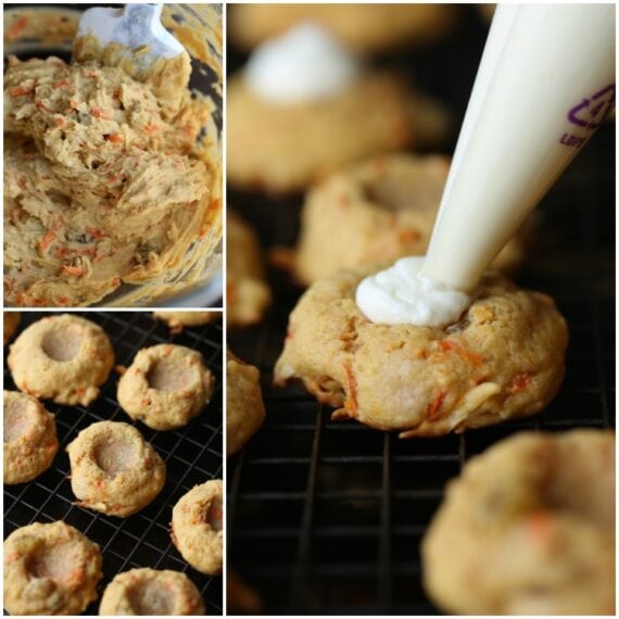 How To Make Carrot Cake Thumbprint Cookies