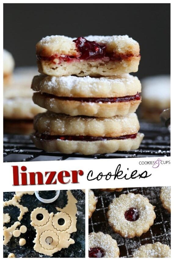 Linzer Cookie Pinterest Image