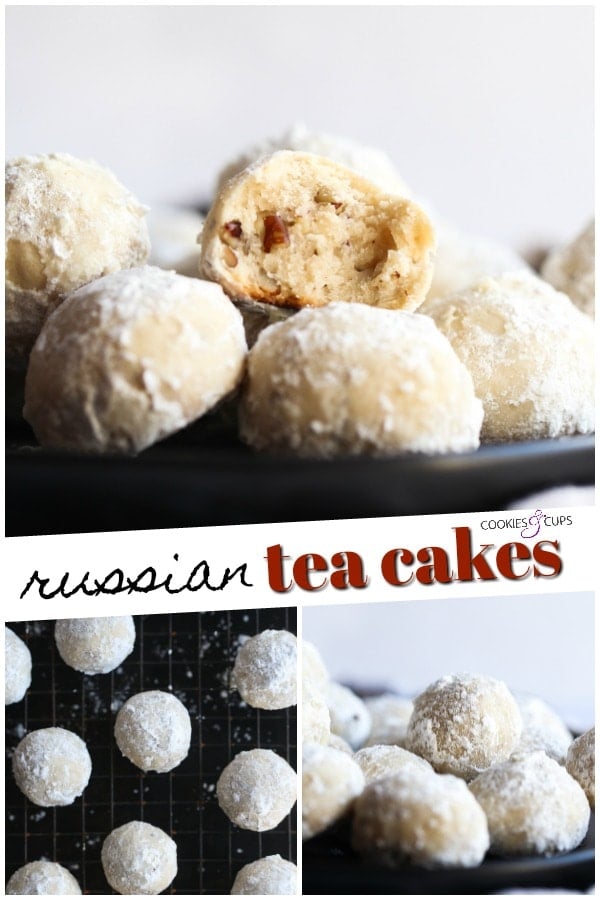 Russian Tea Cakes Recipe (Snowball Cookies) | Cookies and Cups