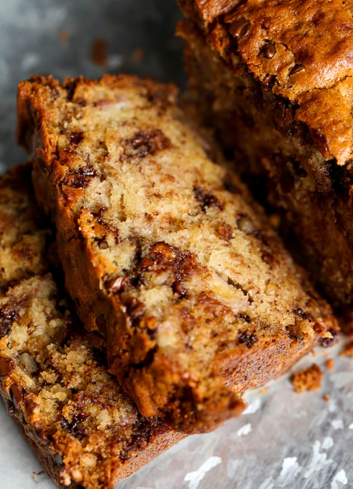 The Best Chocolate Chip Banana Bread | Cookies and Cups