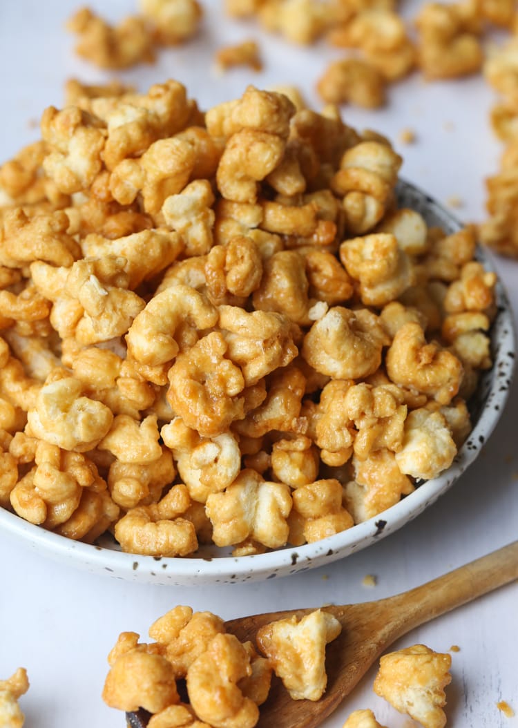 Caramel Puff Corn Recipe A Sweet and Salty Snack Idea