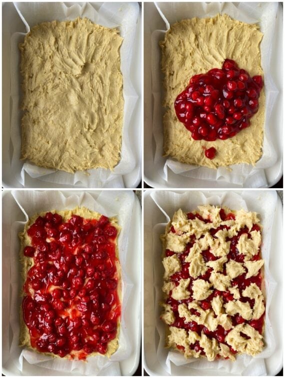 How To make Cherry Cobblestone Cake