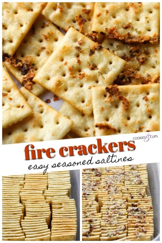 Seasoned Crackers (aka Fire Crackers) | Super Easy Party Food Idea!