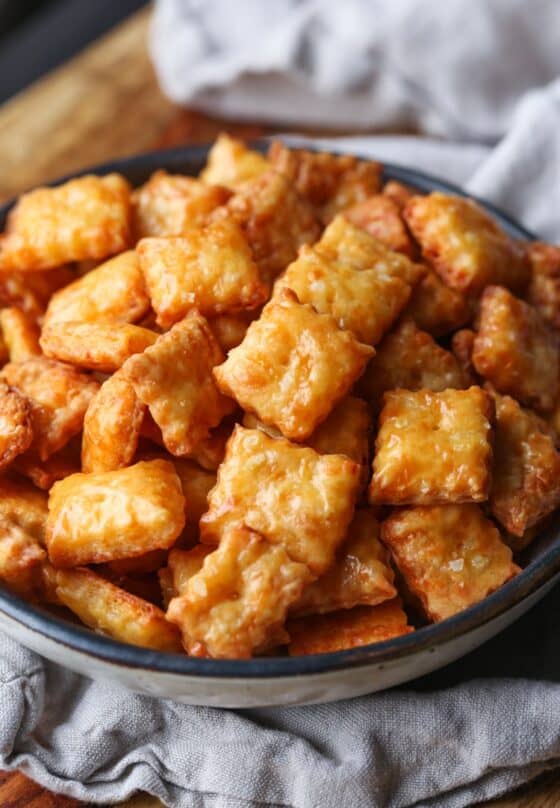 Homemade Cheez Its