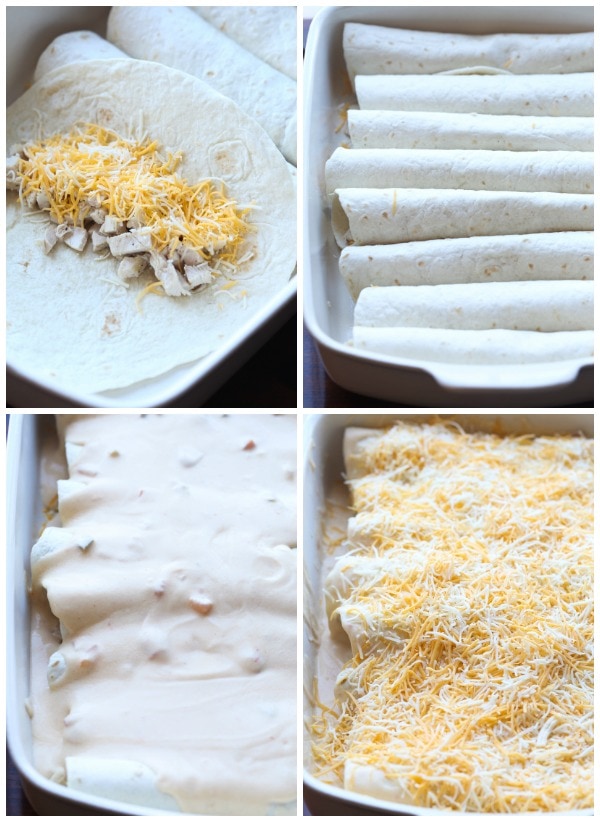 How To Make Sour Cream Chicken Enchiladas