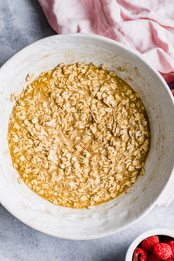 Raspberry Baked Oatmeal Recipe Cookies & Cups