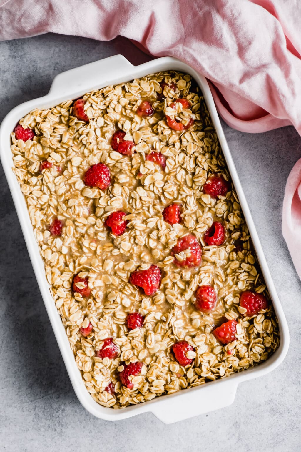 Raspberry Baked Oatmeal Recipe Cookies & Cups