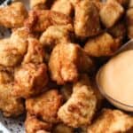Homemade Chicken Nuggets with dipping sauce
