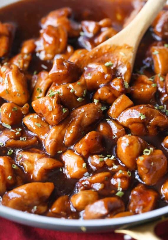 Food Court Chicken is bourbon chicken without the booze