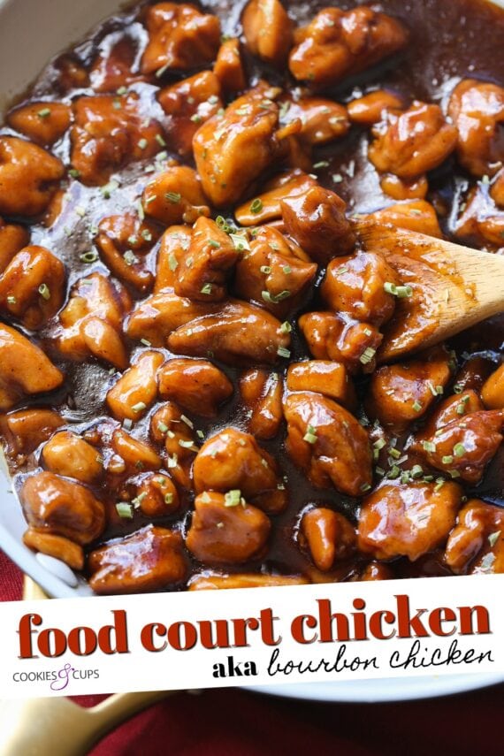 Bourbon Chicken Pinterest Image