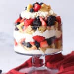 Assembled Berry Pound Cake Trifle