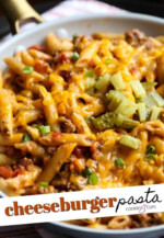 Easy Cheeseburger Pasta Recipe - Cookies and Cups