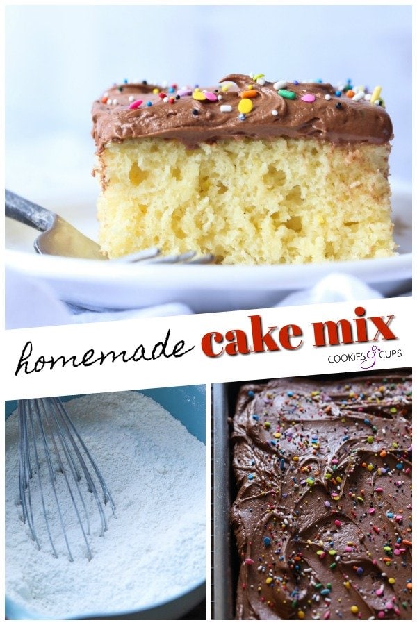 Homemade Cake Mix Recipe - Vanilla and Chocolate Variations!