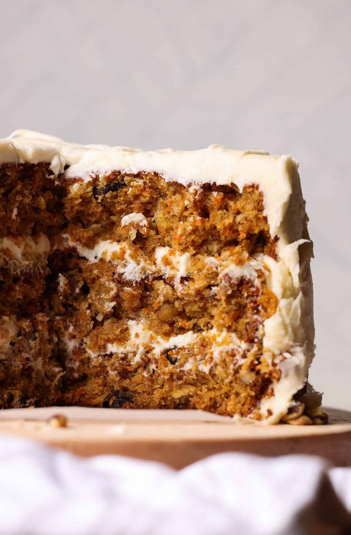 Simple Carrot Snack Cake with Cream Cheese Frosting - True North Kitchen