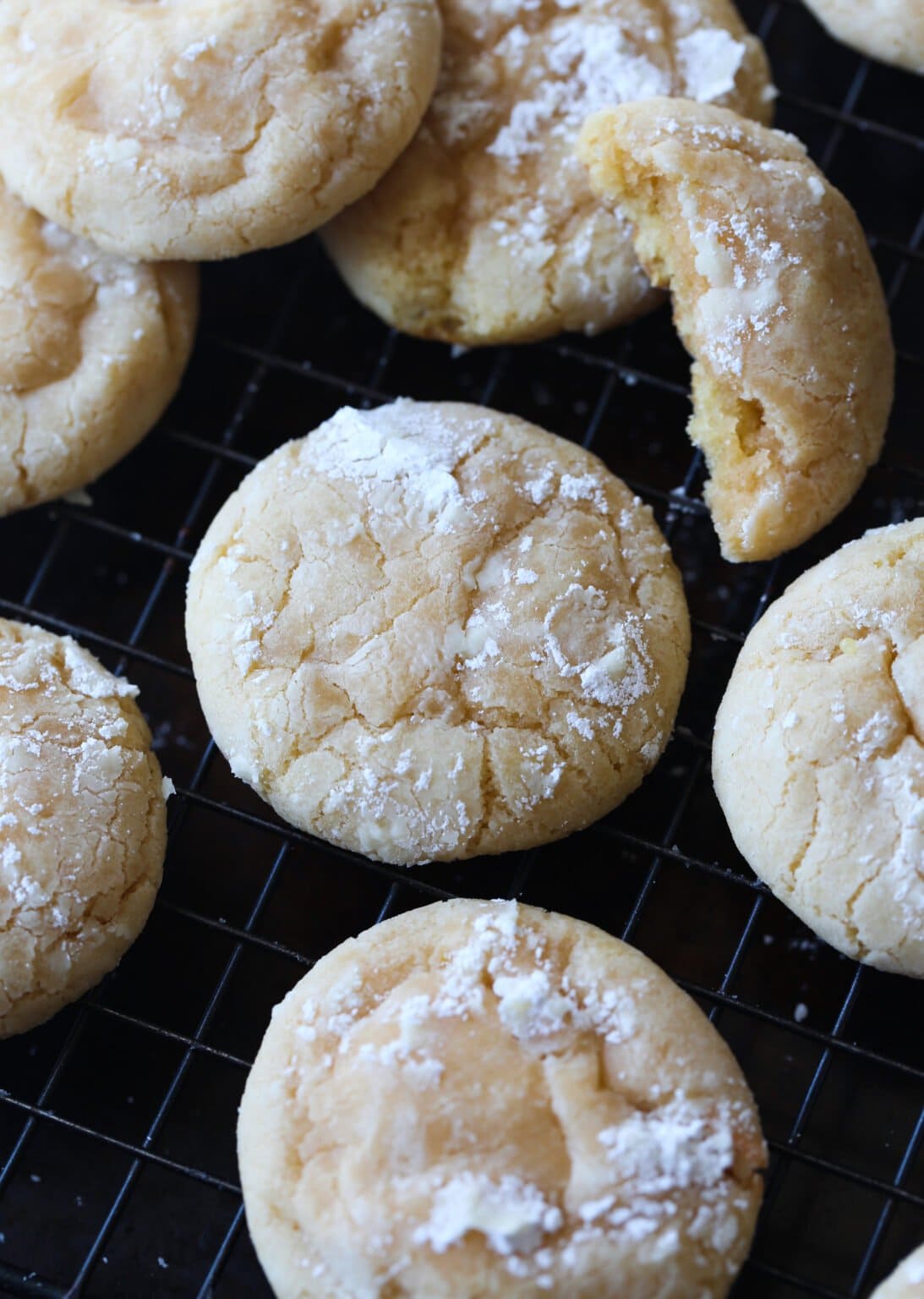 Orange Crinkle Cookies - Cookies and Cups