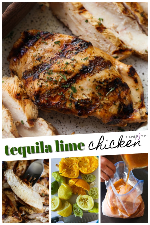 Flavor Packed Grilled Tequila Lime Chicken Cookies and Cups