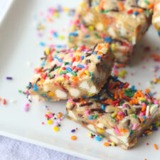 Cake Batter Blondies-image
