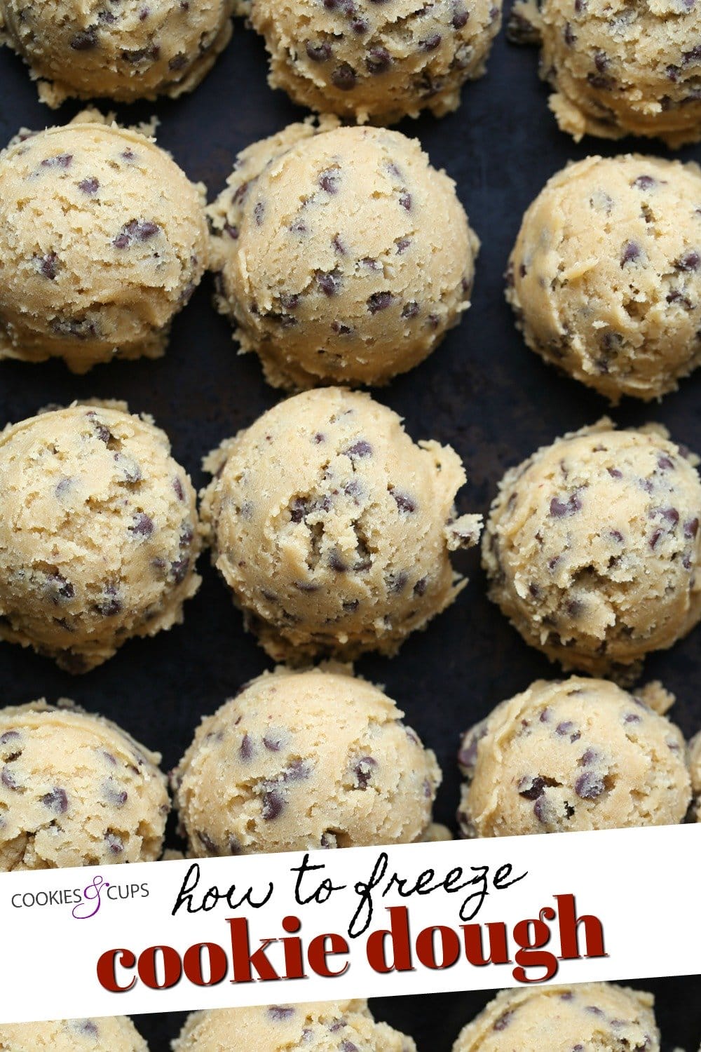 Freeze Cookie Dough Pinterest Image