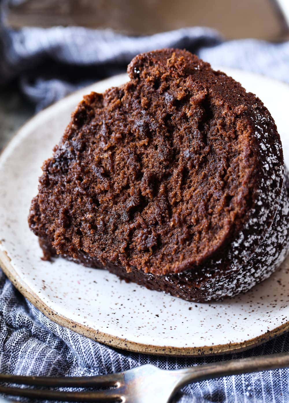 The Best Chocolate Pound Cake - Browned Butter Blondie