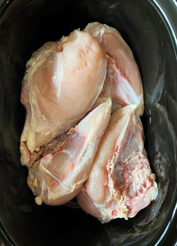 Chicken Breasts in a slow cooker