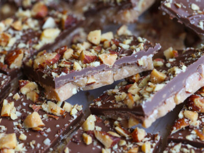 Crunchy Almond Roca Squares