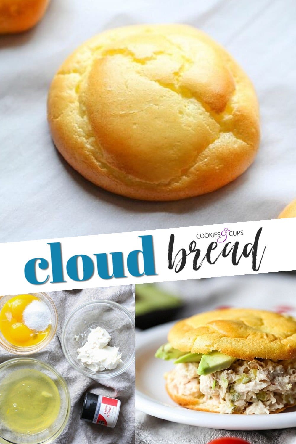 Gluten-Free and Keto Cloud Bread recipe