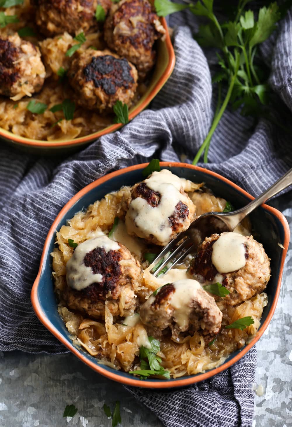 Easy German Meatballs with Mustard Gravy Cookies & Cups