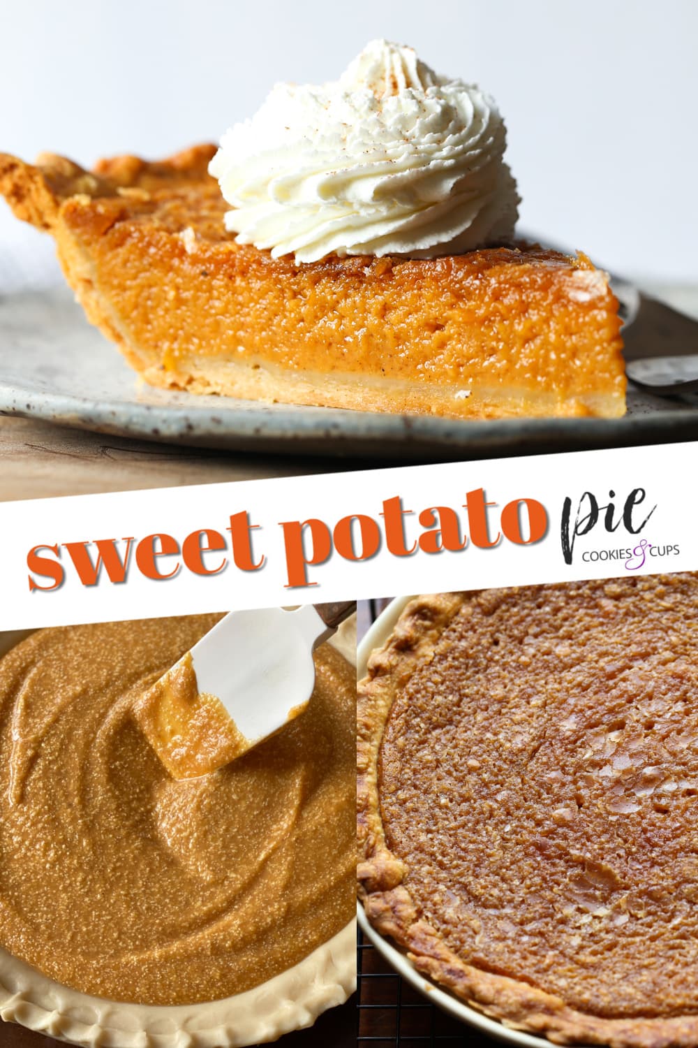 The Best Sweet Potato Pie Recipe | Cookies and Cups