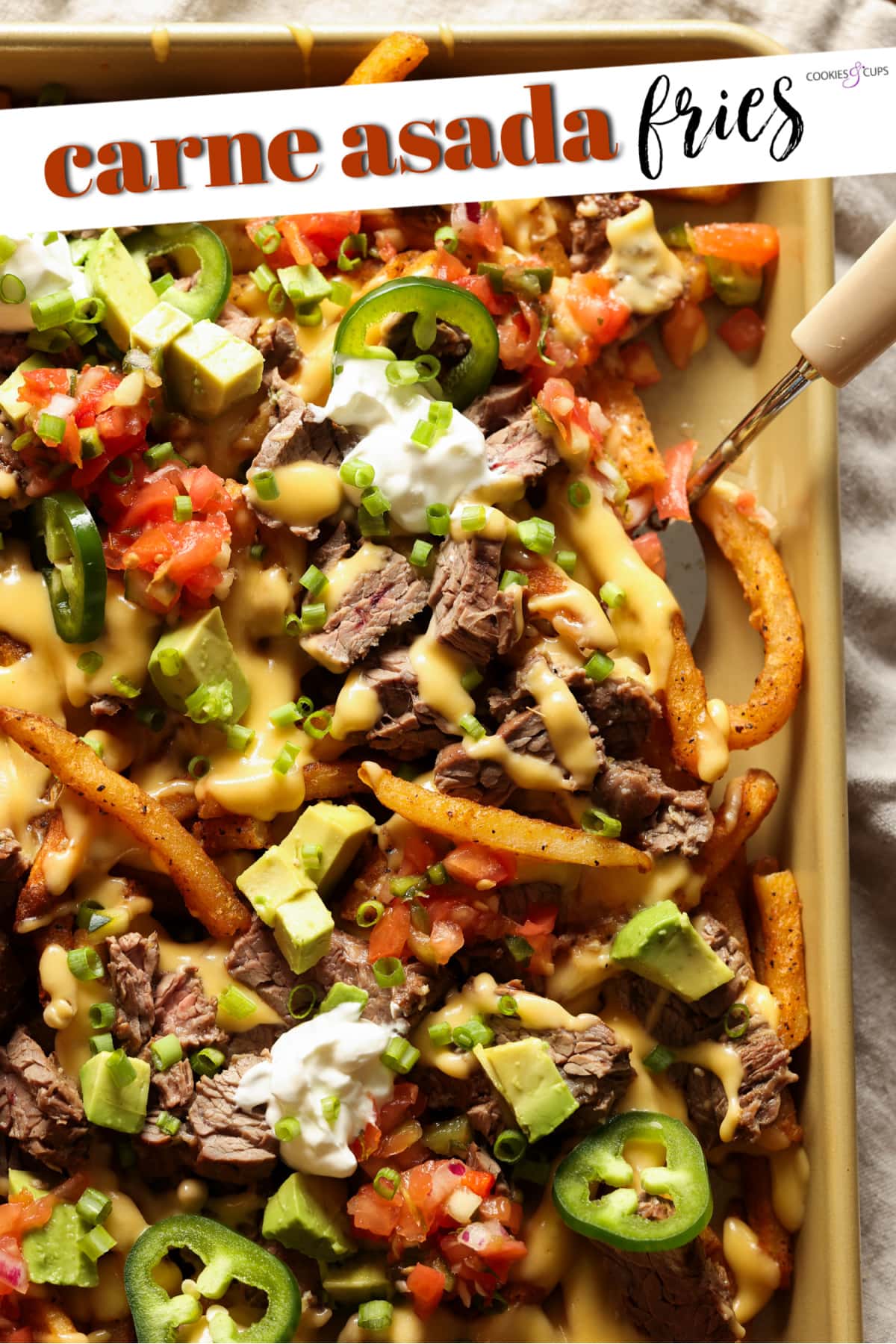 Carne Asada Fries Pinterest Image