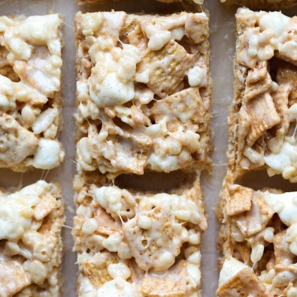 Cinnamon Toast Crunch Rice Krispie Treats - Cookies and Cups