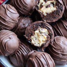 Cookie Dough Brownie Truffles-image