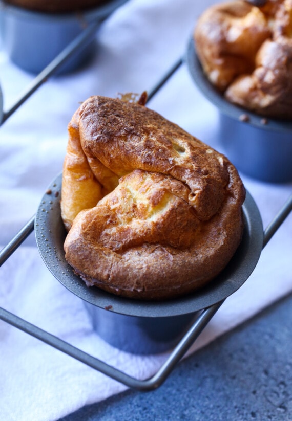 The View of a Freshly Baked Popover From Above