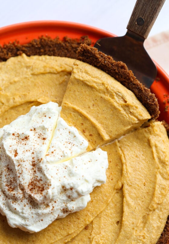 Fluffy Pumpkin Mousse Pie