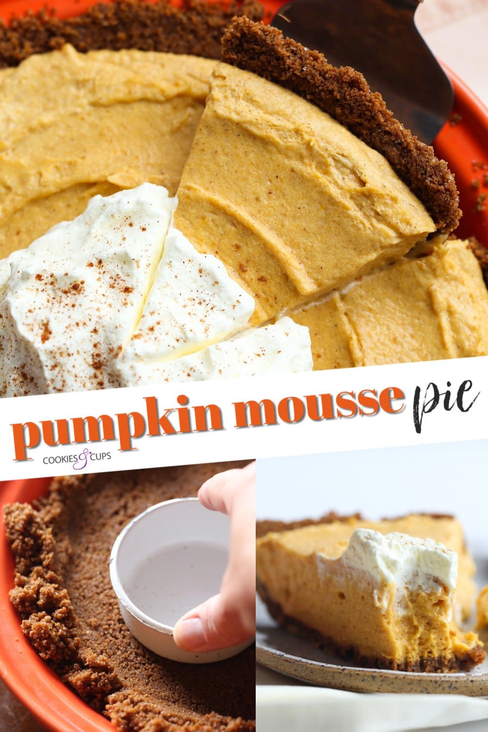 Pumpkin Mousse Pie PInterest Image