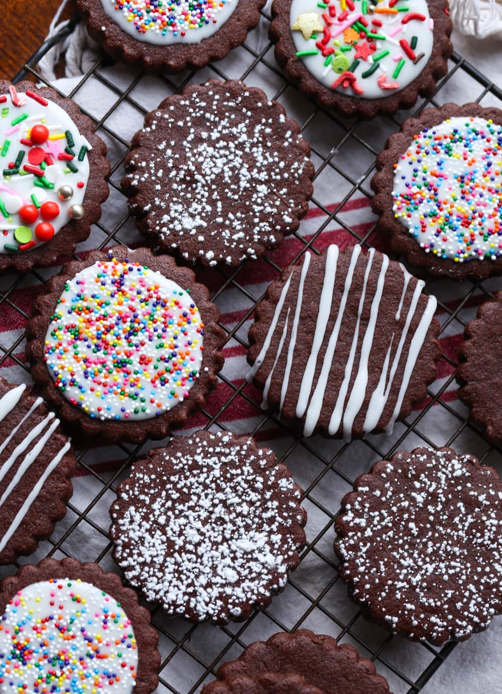 Chocolate Sugar Cookies | Easy Cut Out Sugar Cookie Recipe - BLOGPAPI