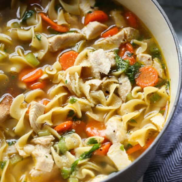 The Very Best Homemade Chicken Noodle Soup - Cookies and Cups