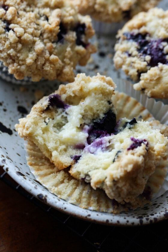 Blueberries and Cream Muffins