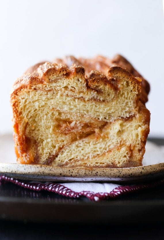 Cinnamon sweet bread loaf.