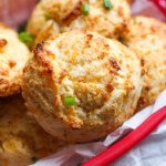 Cheddar Bay Biscuits in a basket