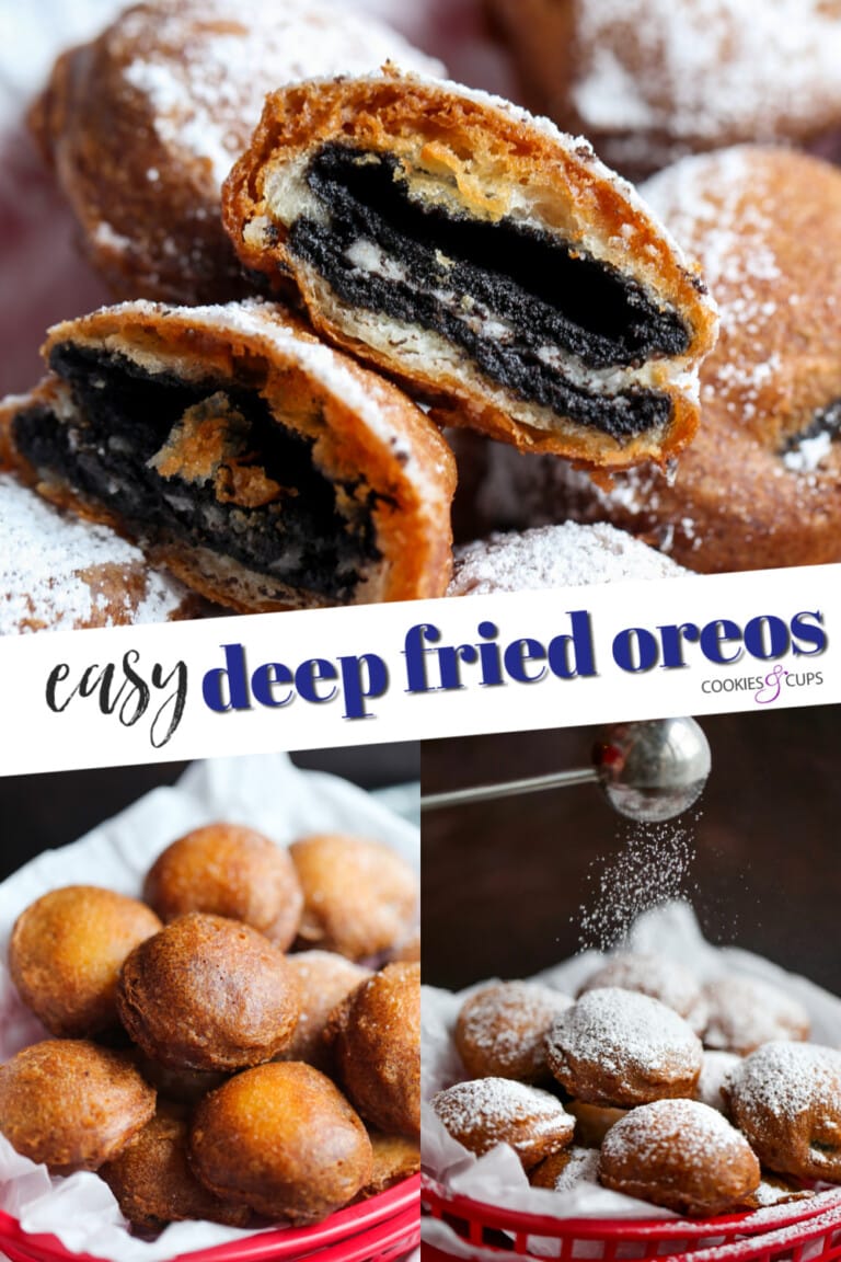 How To Make Easy Deep Fried Oreos - Cookies and Cups