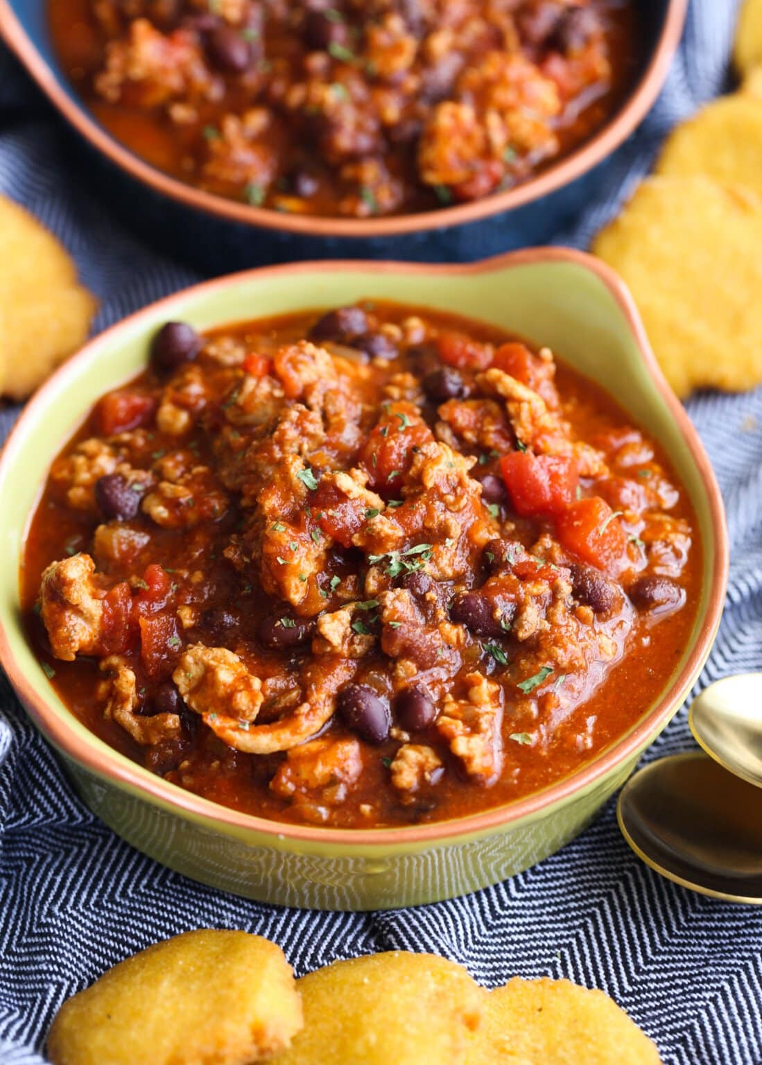 Easy Turkey Chili (Secret Ingredient Recipe) | Cookies and Cups